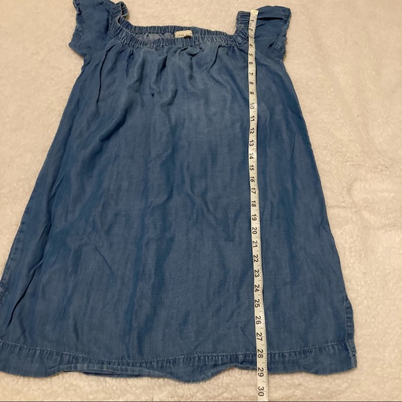 Anthropologie Cloth & Stone chambray mini Dress - - Picture 6 of 9